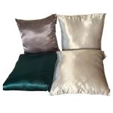 New Gorgeous Handmade Satin Decorative Accent / Throw Pillow