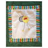 Handmade Quilt in Bright Colors, Incredible Detail