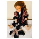 Our Generation / Battat 18" Long Curly Red Hair Blue Eyes / Aubrie Doll with Handmade Clothes