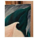 Original Canvas Floral Art by Mary