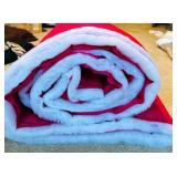 Very Large Stunning Hot Pink Coat Material Fused  / Sewn with Filler Ready For Your Ideas