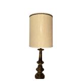 Large Vintage Stiffel Style Brass Table Lamp