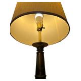 Large Vintage Stiffel Style Brass Table Lamp