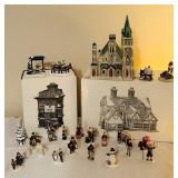 Wonderful Department 56 Collection including Ashbury Inn, 2 other Buildings and Lots of Accessories
