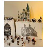 Wonderful Department 56 Collection including Ashbury Inn, 2 other Buildings and Lots of Accessories