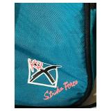 Vintage Bowling Bag with Vintage Columbia 300 White Dot Bowling Ball