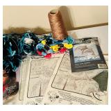 Crafters Delight! Embroidery Threads, Permanent Press Quilt Blocks For Embroidery Painting - 18" Squares and More!