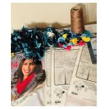 Crafters Delight! Embroidery Threads, Permanent Press Quilt Blocks For Embroidery Painting - 18" Squares and More!