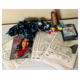 Crafters Delight! Embroidery Threads, Permanent Press Quilt Blocks For Embroidery Painting - 18" Squares and More!