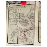 Crafters Delight! Embroidery Threads, Permanent Press Quilt Blocks For Embroidery Painting - 18" Squares and More!