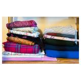 Pretty Pink Paisley, Plaids, Solids of Fabric Remnants