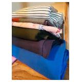 Pretty Pink Paisley, Plaids, Solids of Fabric Remnants