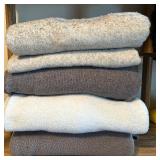 Lovely Large Yardage of Various Fabrics in Neutral Tones