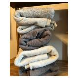 Lovely Large Yardage of Various Fabrics in Neutral Tones