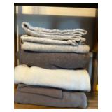 Lovely Large Yardage of Various Fabrics in Neutral Tones