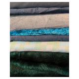 Gorgeous Tones of Greens Fabric Remnants