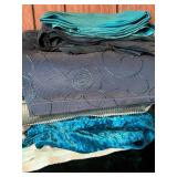 Gorgeous Tones of Greens Fabric Remnants