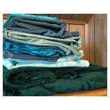 Gorgeous Tones of Greens Fabric Remnants