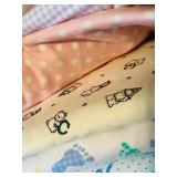 Sweet Pastels and Fun Colored Fabric Remnants