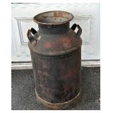 Vintage Farmhouse Dairy Metal Milk Can