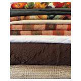 Wonderful Warm Fall Themed Variety Yardage of Fabric