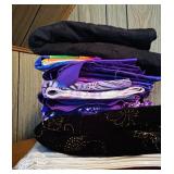 Bring and Colorful Fabric Remnants including Purple Hued Fabric Remnants