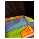 Bring and Colorful Fabric Remnants including Purple Hued Fabric Remnants