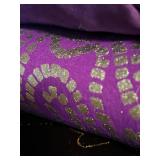 Bring and Colorful Fabric Remnants including Purple Hued Fabric Remnants