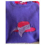 Wonderful Handmade Gifts of Sweatshirts and Soft and Sweet Baby Blanket with Mittens
