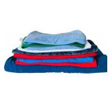 Variety of Fabric Remnants including Fleece and Wool