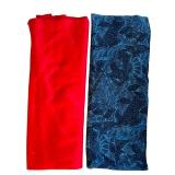 Variety of Fabric Remnants including Fleece and Wool