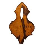 Vintage Wooden Home Decor Items including Candle Holders