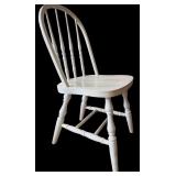 Vintage White Painted Wooden Chair