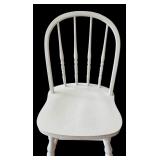 Vintage White Painted Wooden Chair