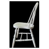 Vintage White Painted Wooden Chair