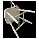 Vintage White Painted Wooden Chair