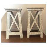Two Decorative Pedestal Stands
