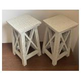 Two Decorative Pedestal Stands