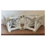 Two Decorative Pedestal Stands