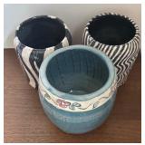 Three Beautiful Vases
