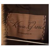 Vintage Kruse-Gross Fur Accented Coat