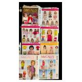 Variety of Sewing Patterns including Doll Clothing Patterns