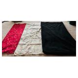 Three Very Large Fabric Remnants