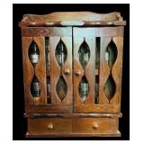Vintage Wall Hanging Spice Cabinet