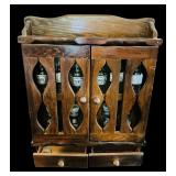 Vintage Wall Hanging Spice Cabinet