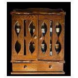 Vintage Wall Hanging Spice Cabinet