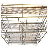 Vintage Decorative Metal Shelf