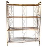 Vintage Decorative Metal Shelf