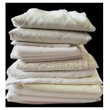 Grouping of Neutral Colored Fabric Remnants