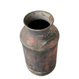Vintage Farmhouse Dairy Metal Milk Can